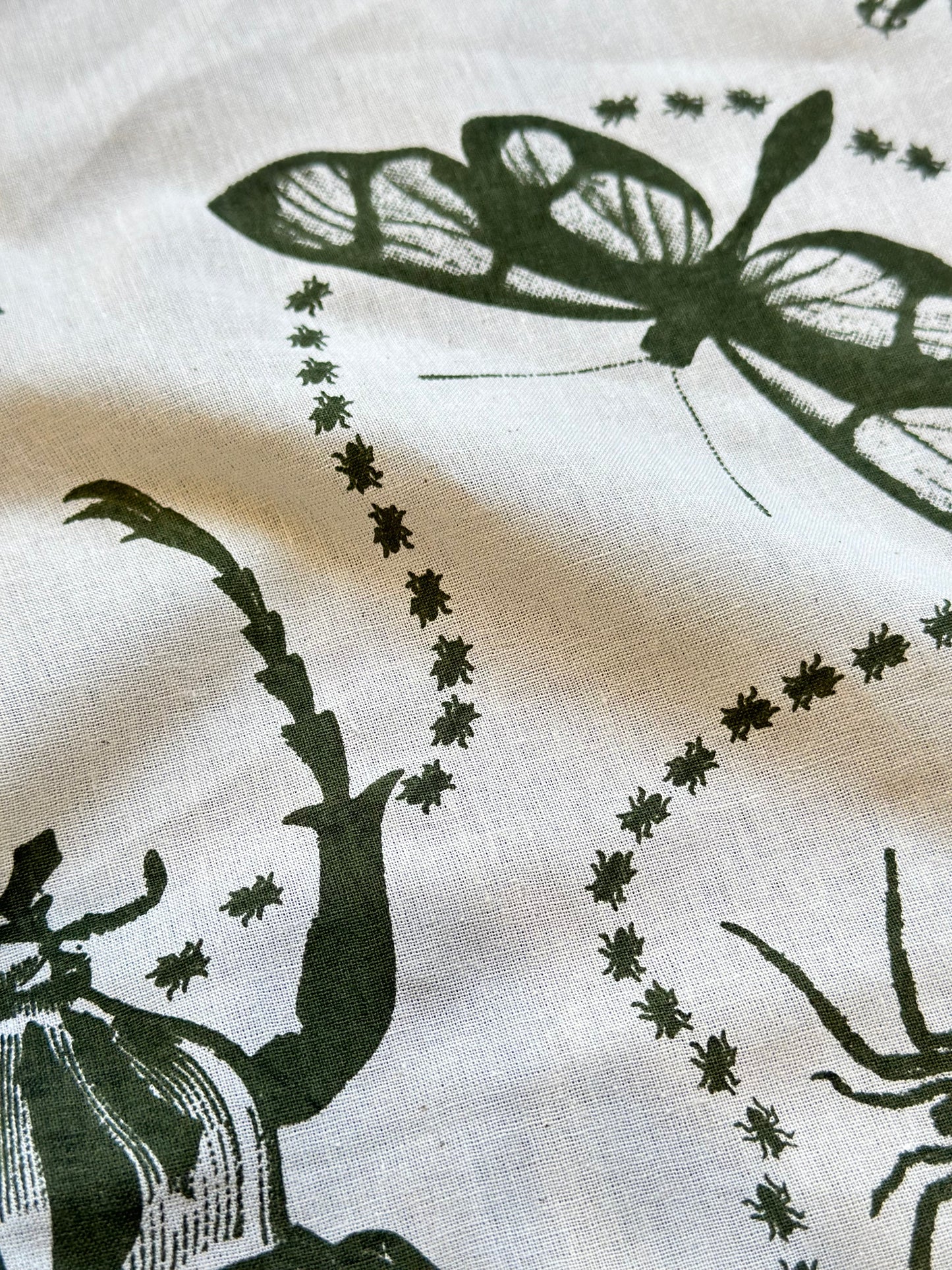 Bug design bandana organic cotton