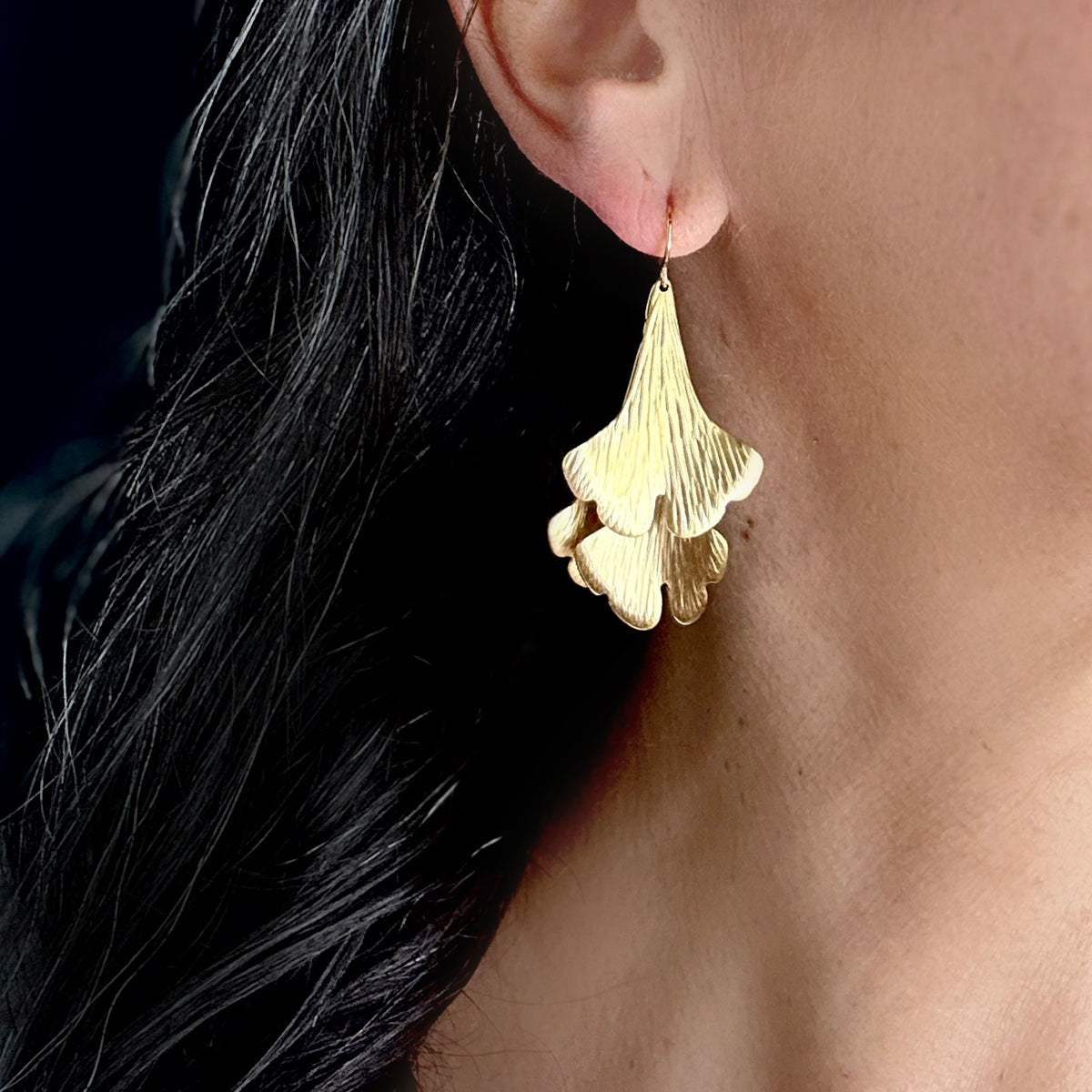Ginkgo Leaves Earrings