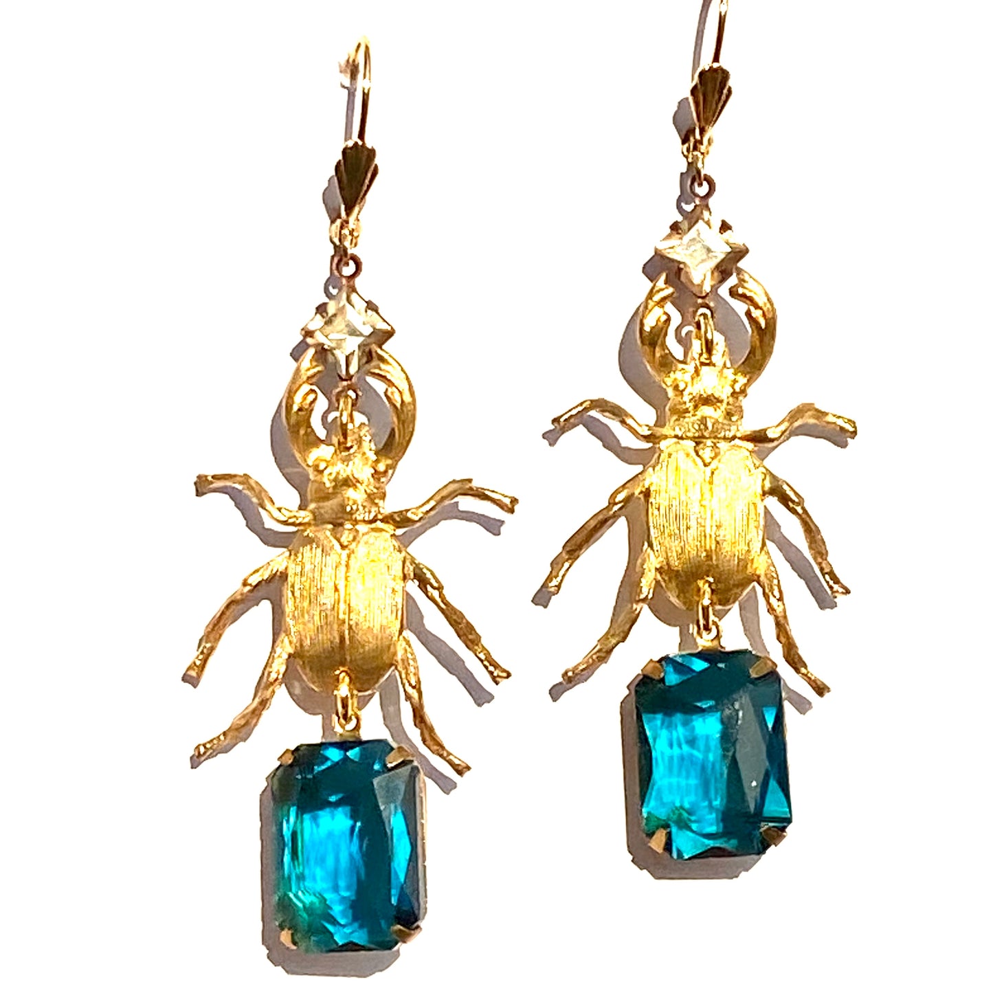 Beetle bug earrings
