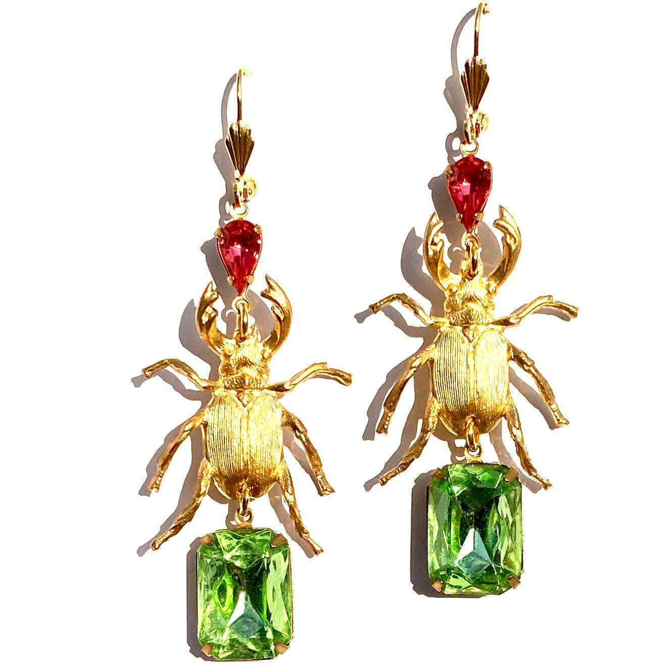 Beetle bug earrings
