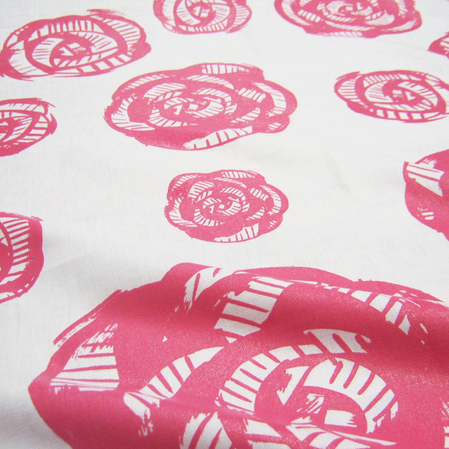 Art Deco Rose fabric design by the yard