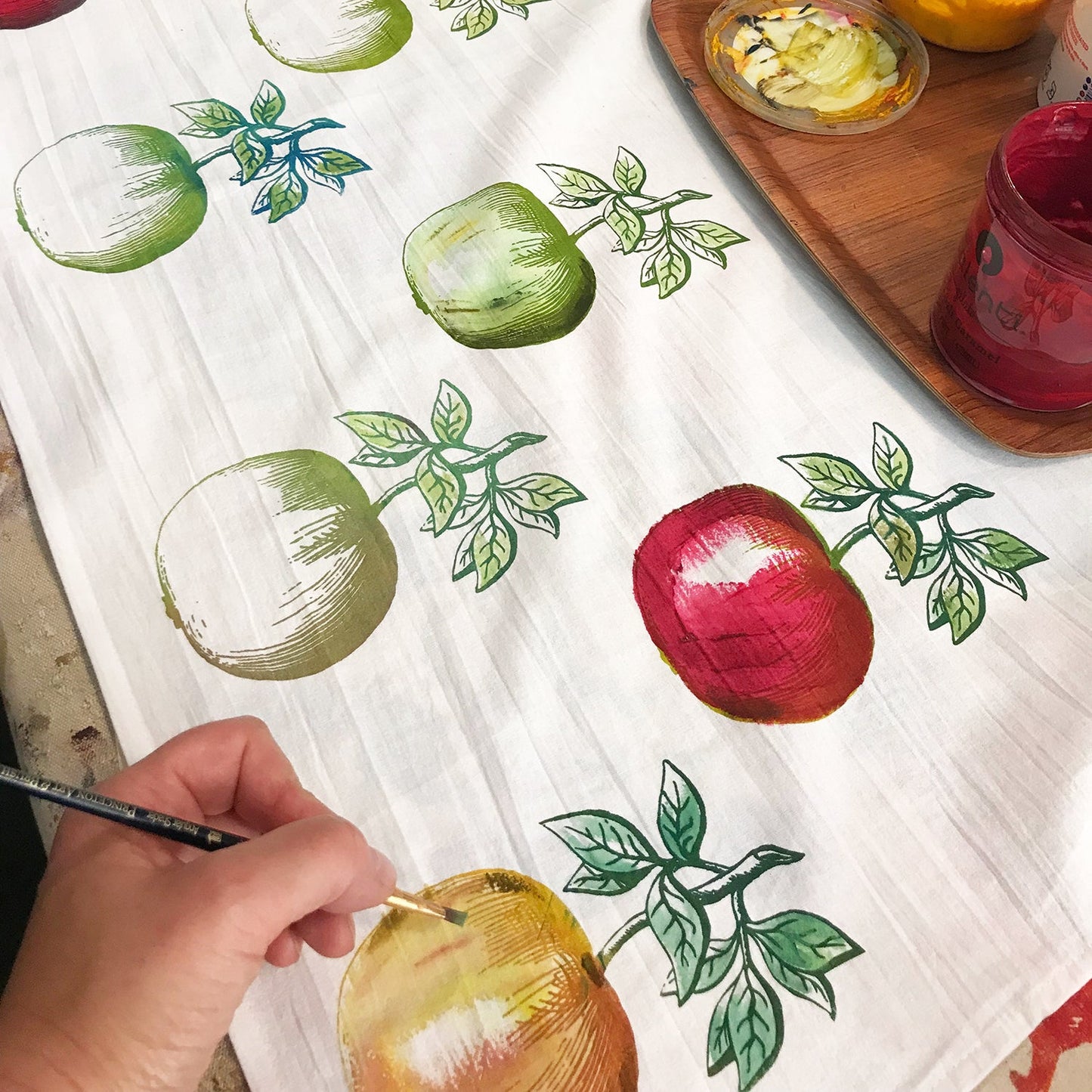 Apples Waist Apron