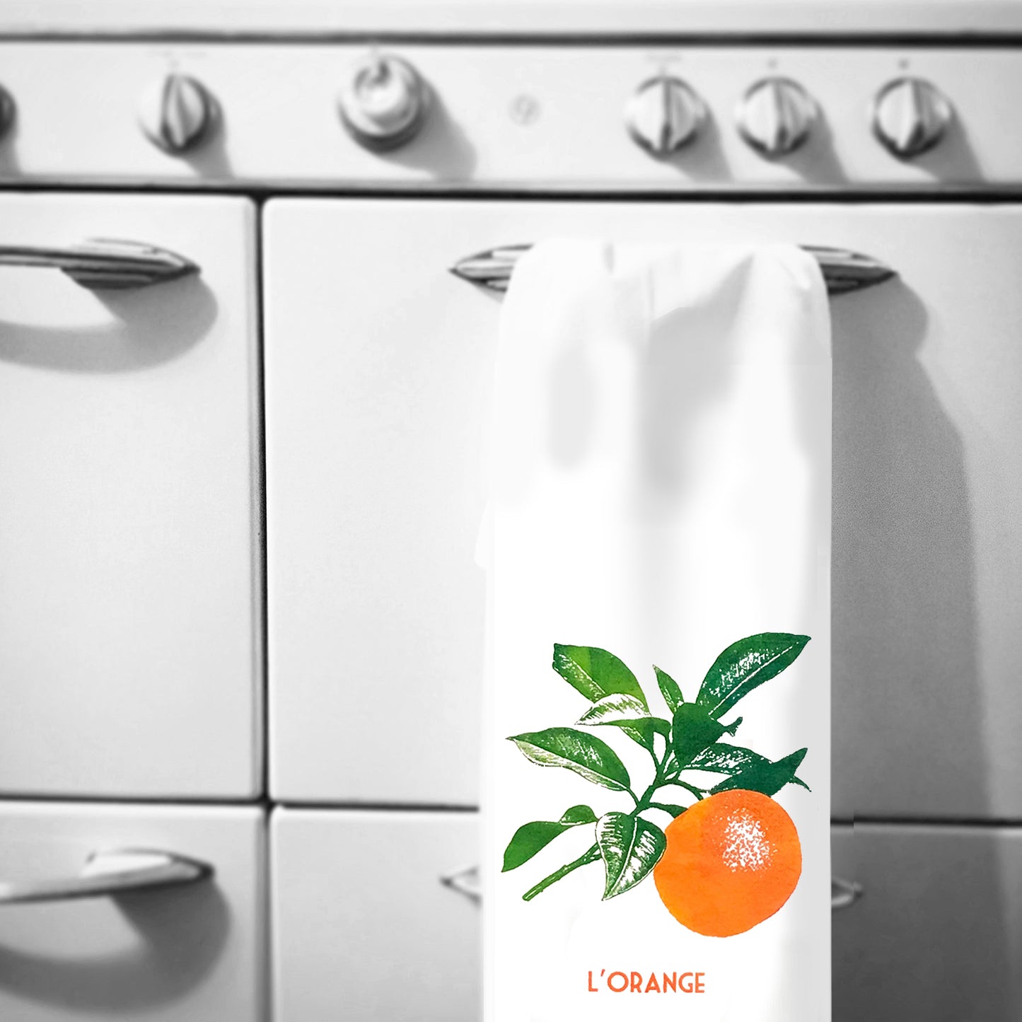 Orange Fruit Kitchen Towel