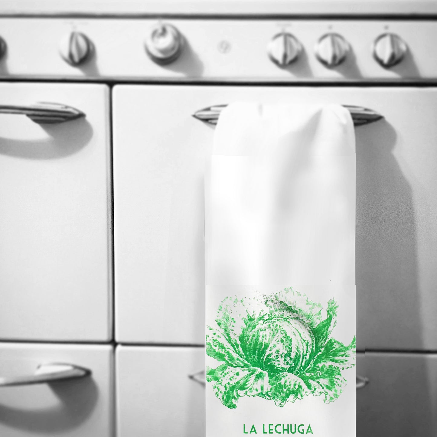 Lettuce Hand made dish towel