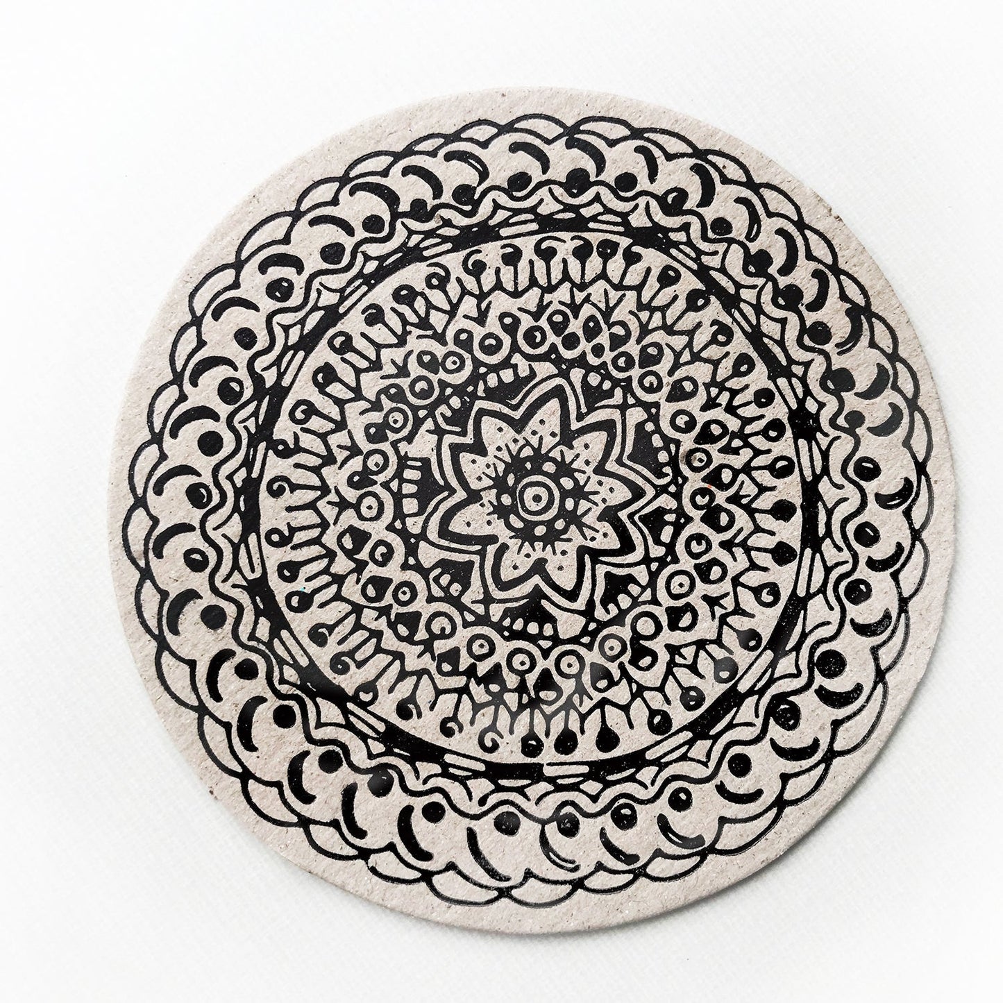 Mandala design on Chip Board Coasters