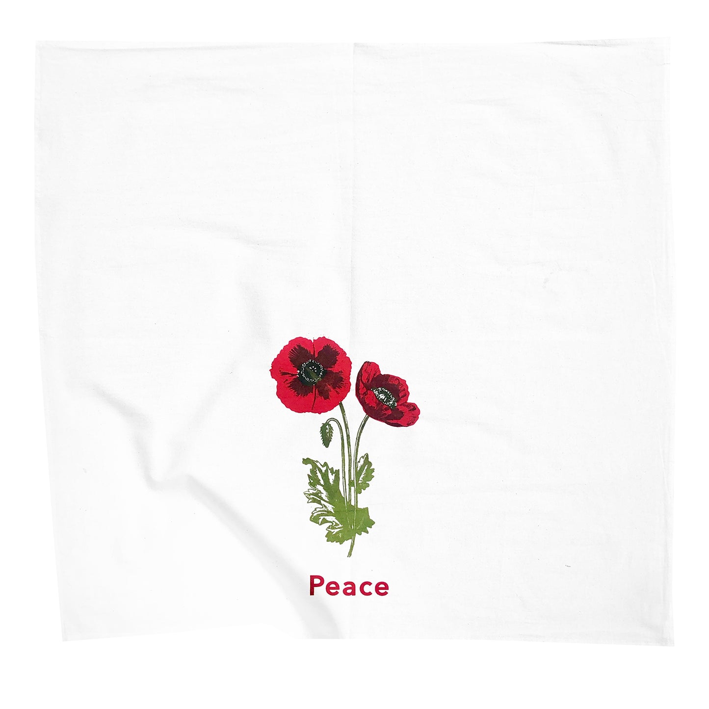 Red Poppy Kitchen Towel