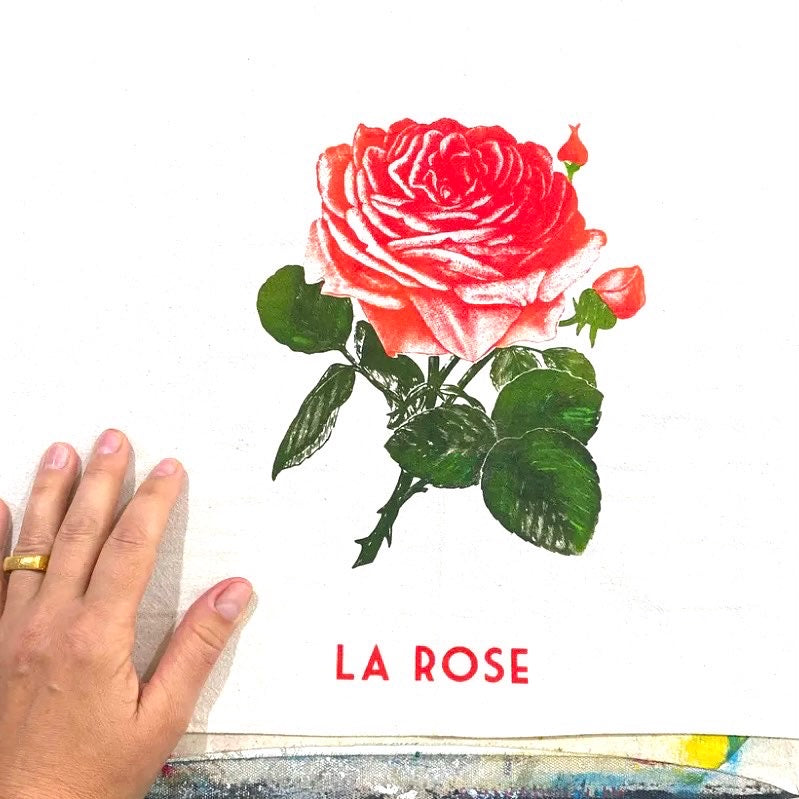 La Rose Flower Towel