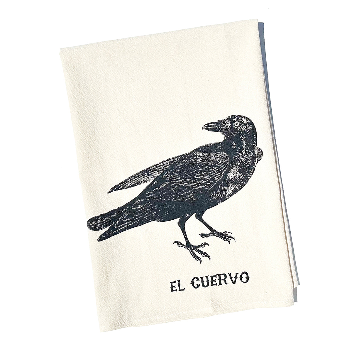 The Crow dish towel