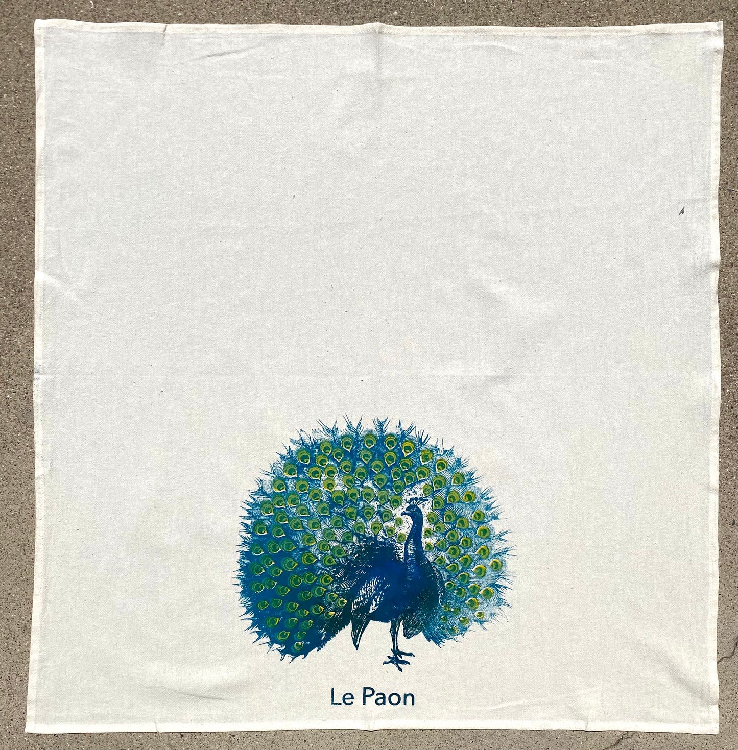 Peacock Cotton Towel