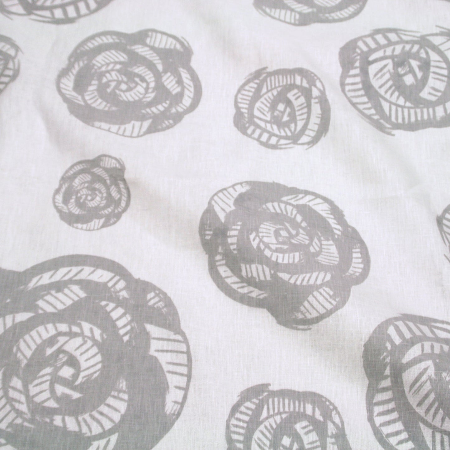 Art Deco Rose fabric design by the yard