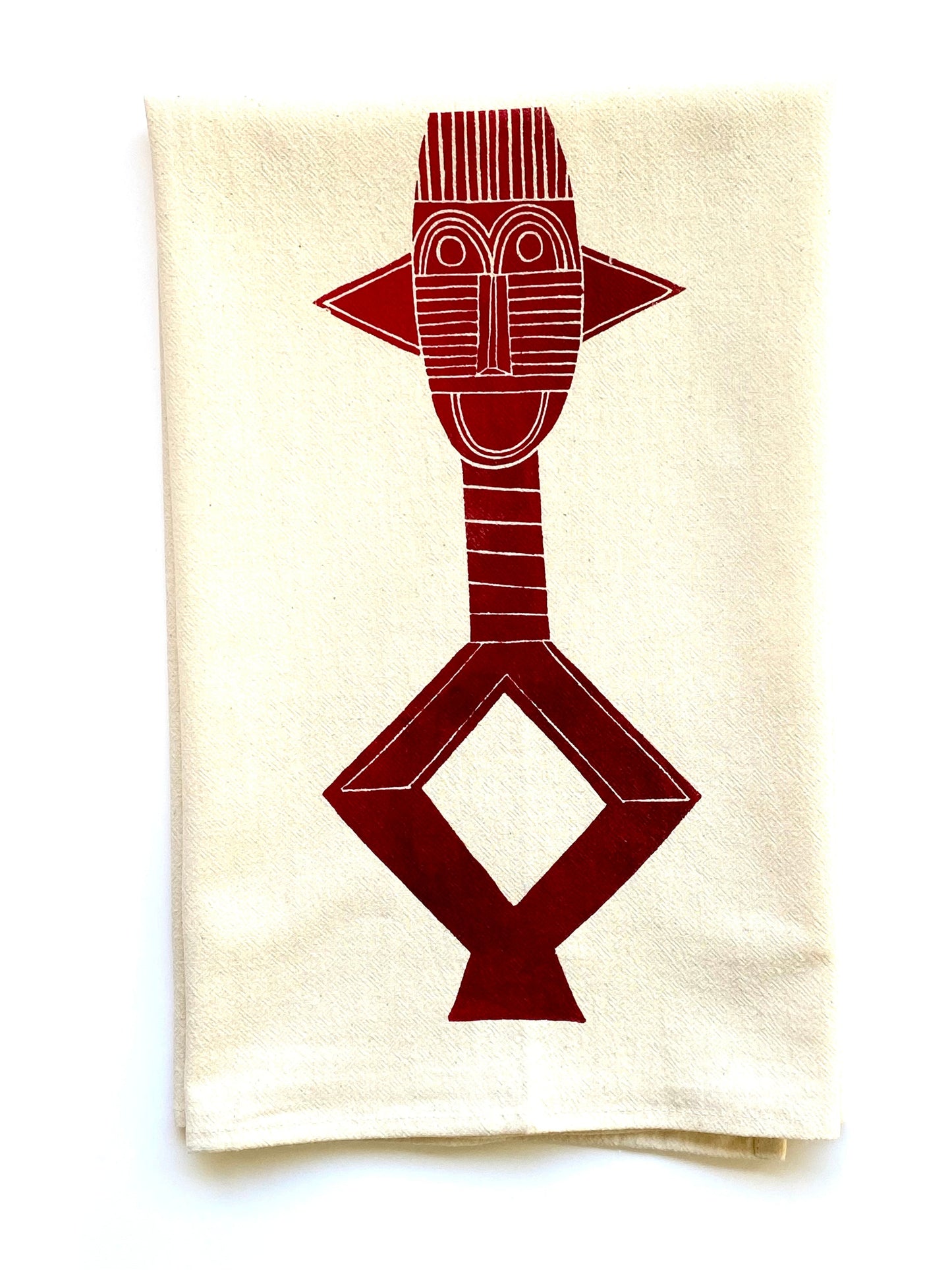 NEW! African Gabon happy man dish towel