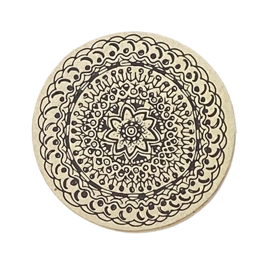 Mandala design on Chip Board Coasters