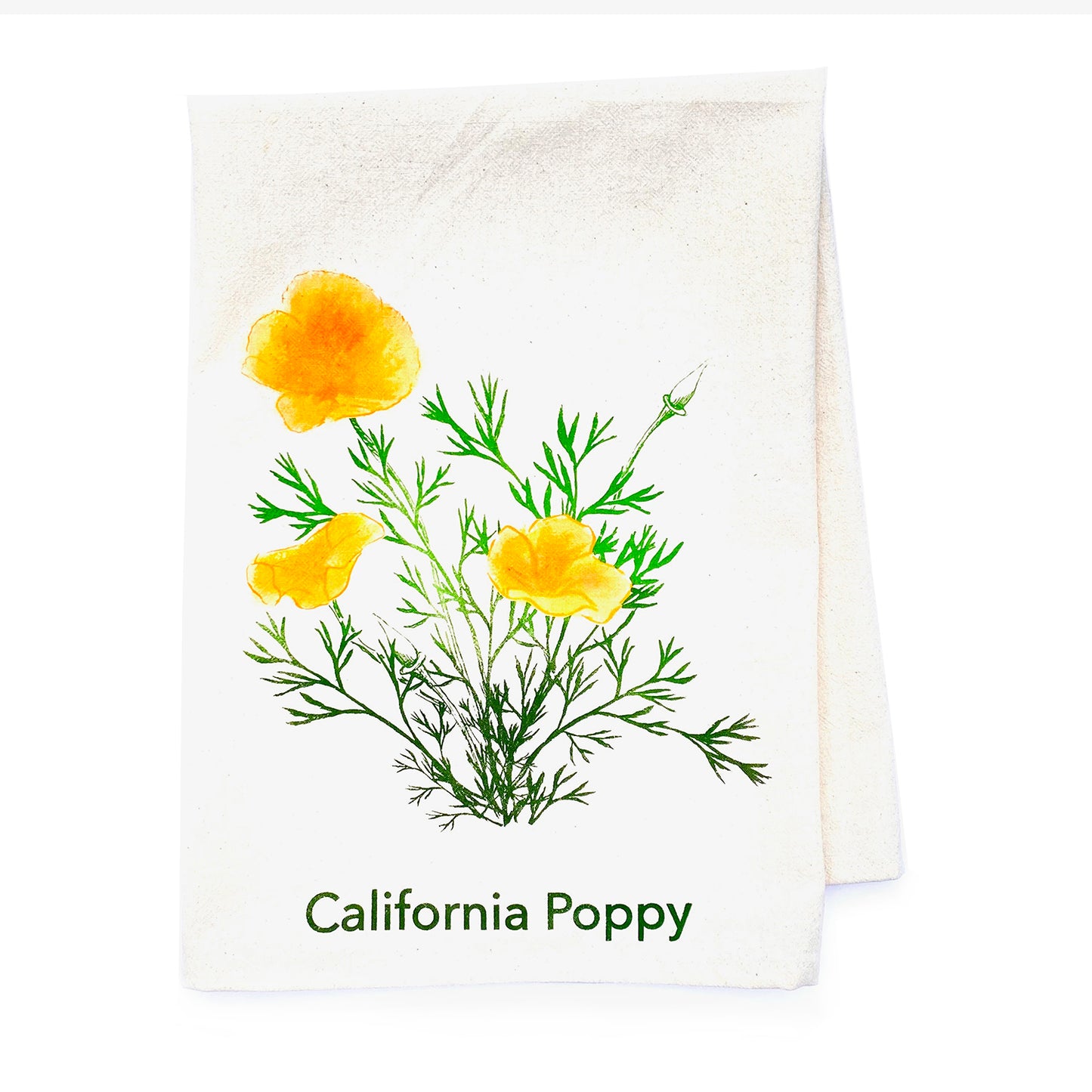 California Poppy towel