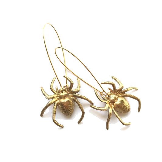 Spider bug earrings