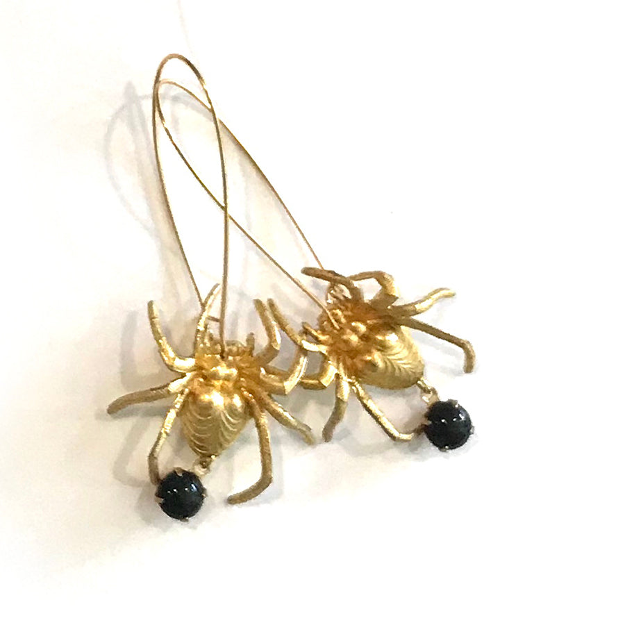 Spider bug earrings
