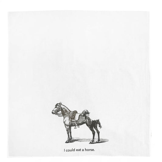 'I could eat a horse' proverb towel