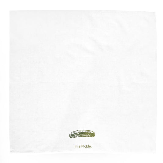 'In a pickle' proverb towel